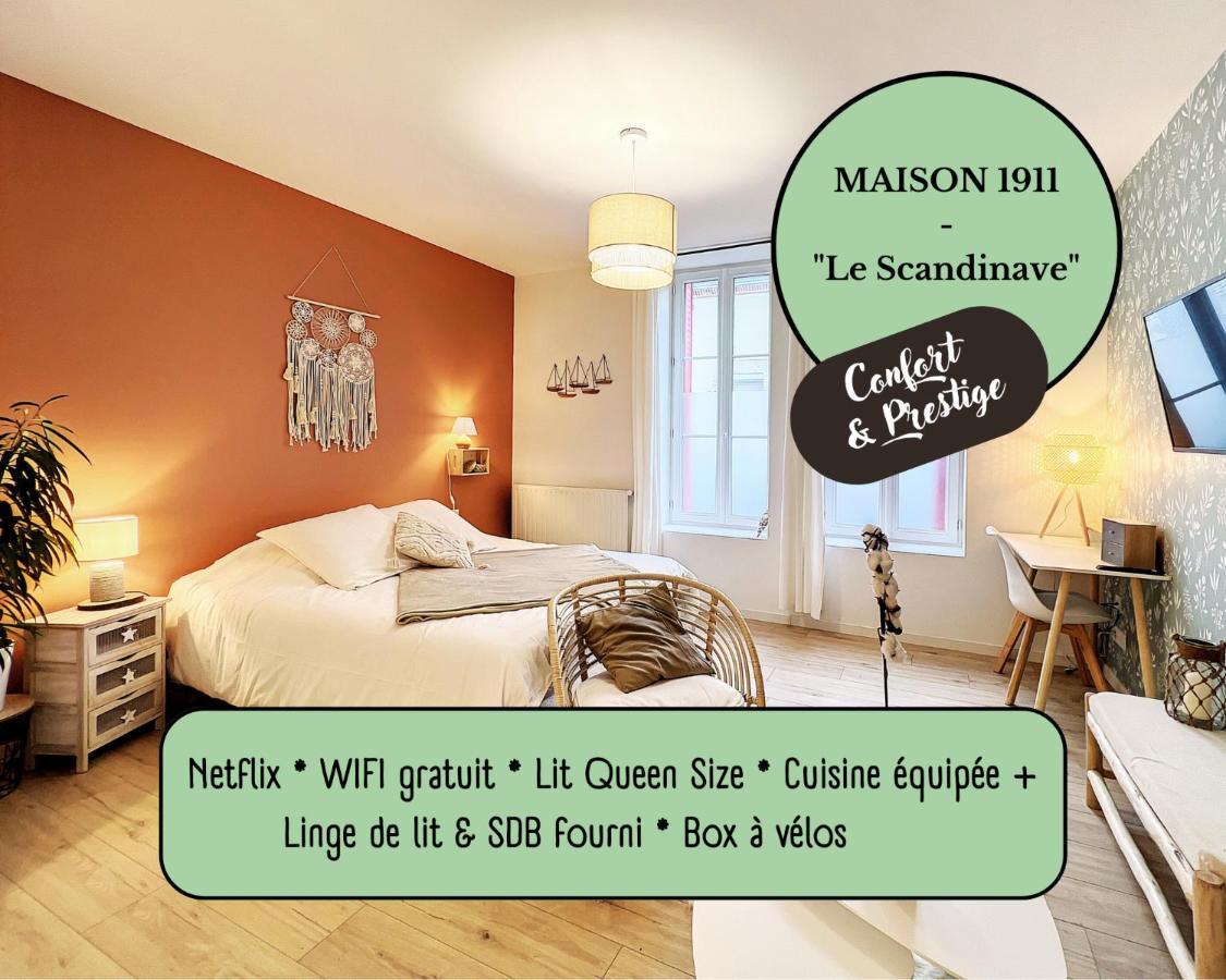 Appart Le Scandinave - Maison 1911 - Confort & Prestige Gien Zewnętrze zdjęcie